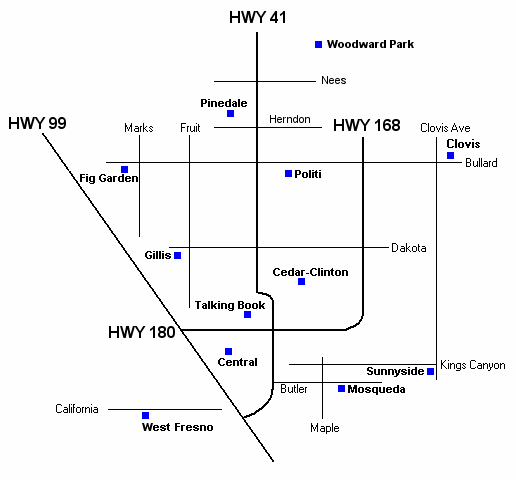 Fresno-Clovis Metro Map