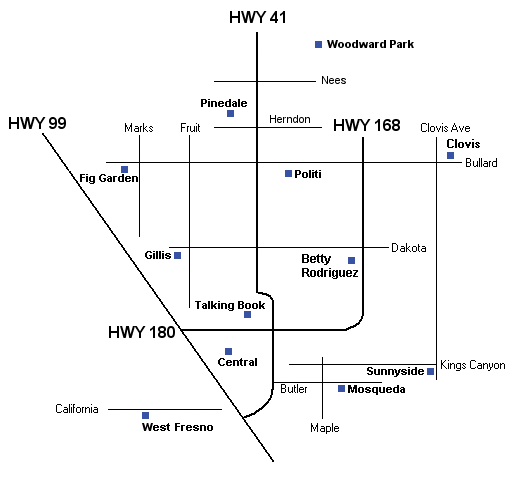 Fresno-Clovis Metro Map