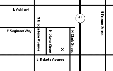 Fresno County Public Library - Senior Resource Center - Map