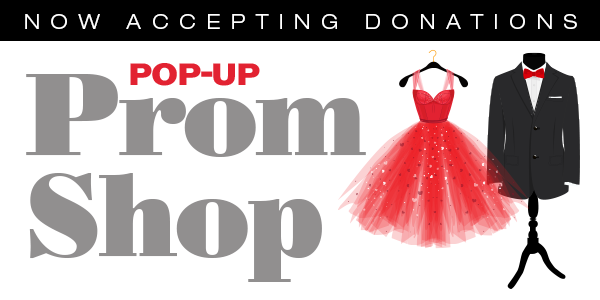 Pop up prom donations