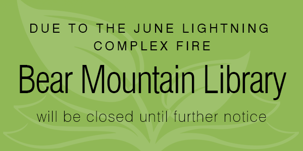 Bear Mountain Closed Due to Fire
