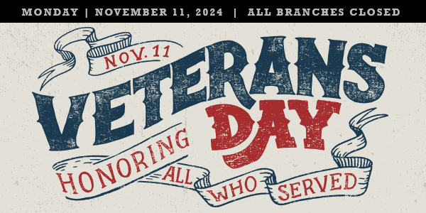 Closed Veterans Day