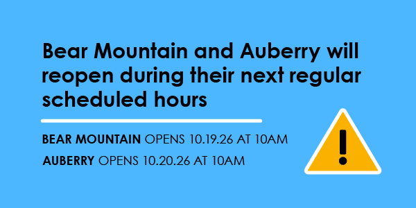 Bear Mountain and Auberry Open
