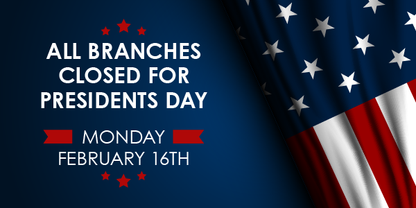 Closed Presidents day